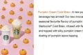 Starbucks Pumpkin cream cold brew