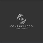 Lg floral logo
