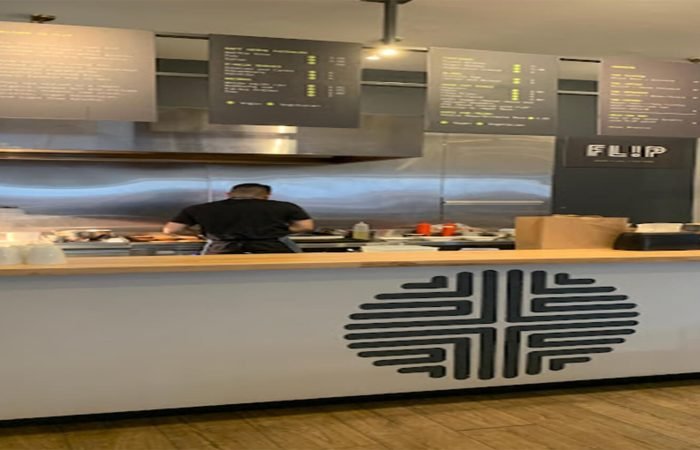 Flip burger banner