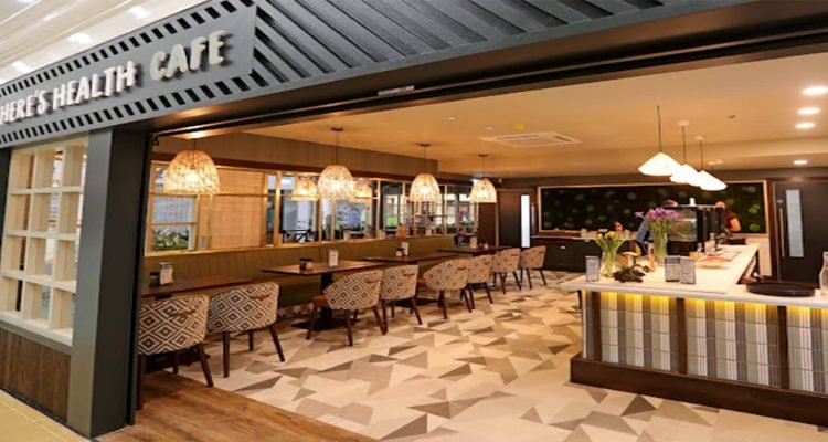 Here's health cafe banner