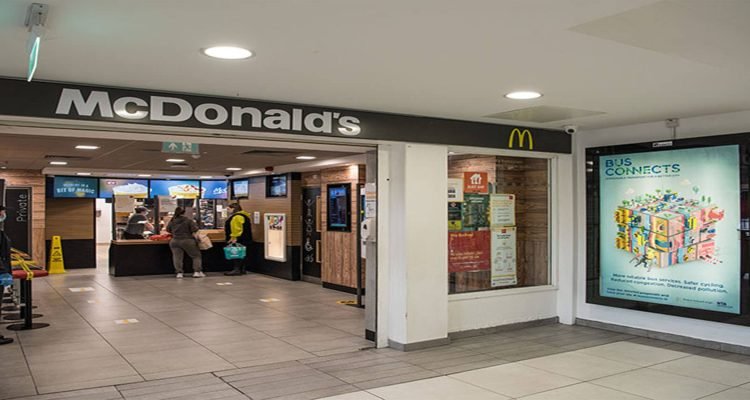 McDonald banner