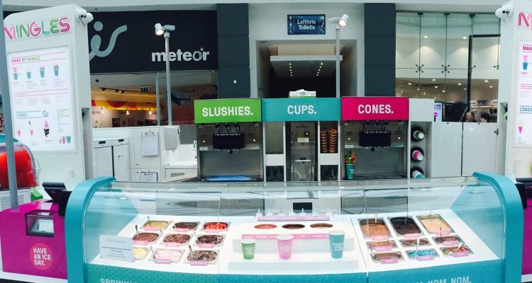 Mingles Ice Cream Banner