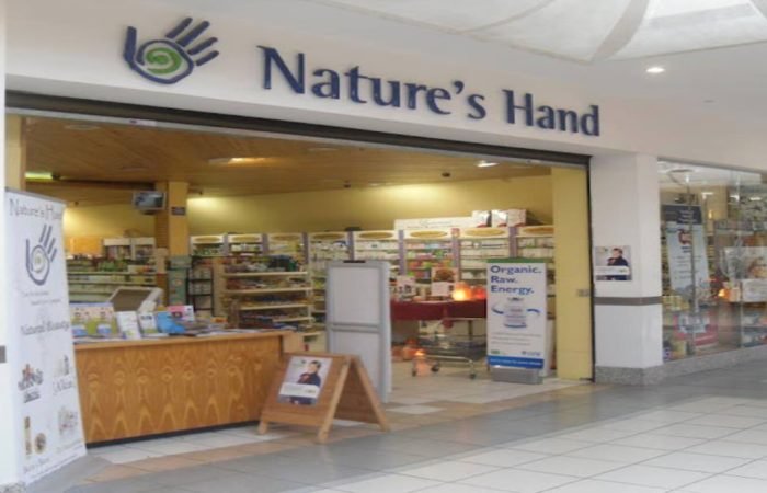 Nature's hand banner