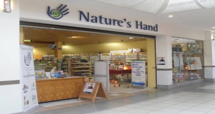 Nature's hand banner