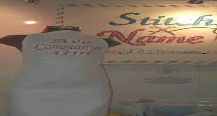 Stitch a name banner