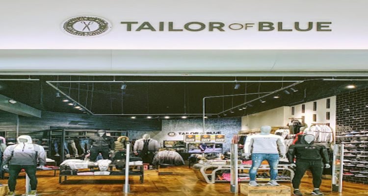 Tailor of blue banner