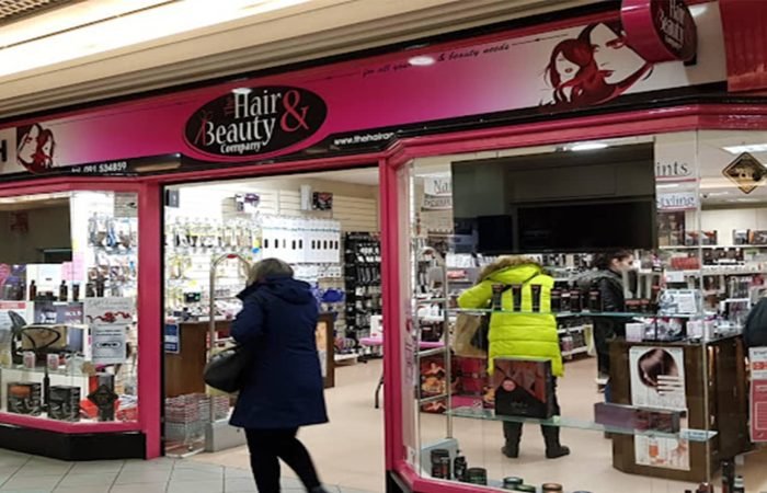 The hair & beauty company banner