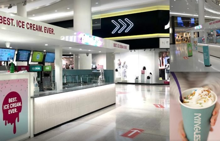 mingles ice cream banner